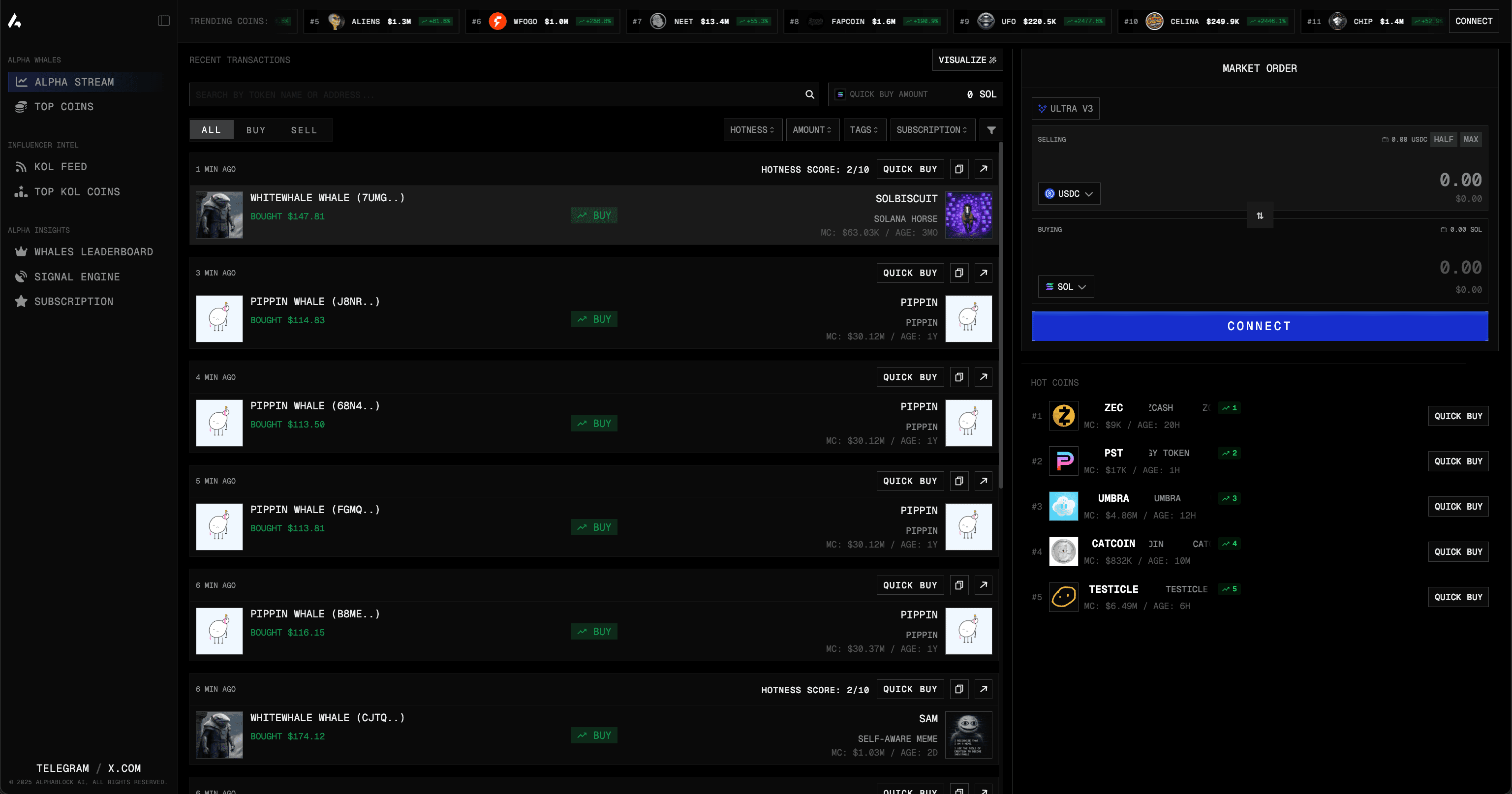 Alpha Block website preview
